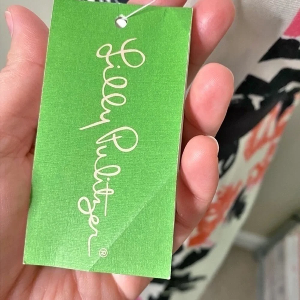 Lilly‎ Pulitzer Amberly Stroke of Midnight Strapless Dress NWT - Picture 7 of 17